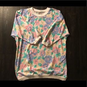 Real vintage 80s quarter sleeve top